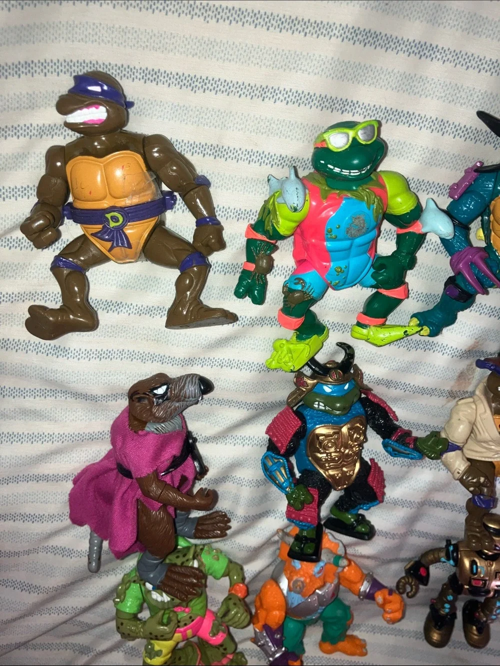 Vintage TMNT 10 pc lot 80s 90s slash bebop Casey jones
